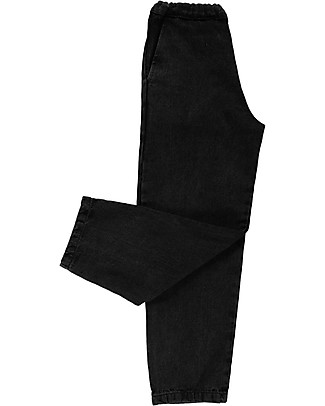 Poudre Organic Denim Long Trousers Pomelos - Black - Organic Cotton Trousers