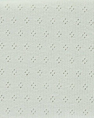 Poudre Organic Leggings Basilic - Almond Milk - Openwork Pattern - 100% Organic Cotton Leggings
