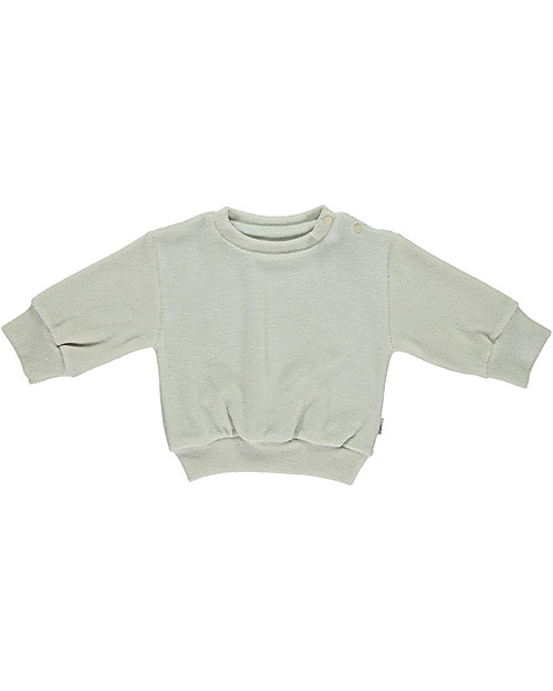 Poudre Organic Long-Sleeved Sweatshirt Cassandre - Lunar Rock - 100% Organic Cotton Terry Sweatshirts