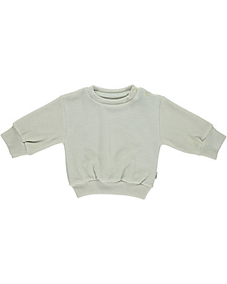 Poudre Organic Long-Sleeved Sweatshirt Cassandre - Lunar Rock - 100% Organic Cotton Terry Sweatshirts
