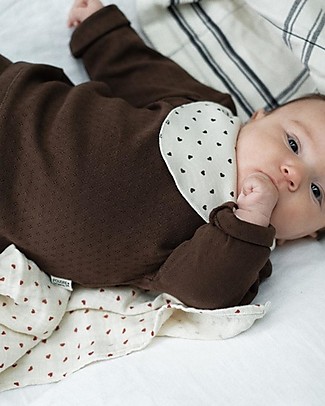 Poudre Organic Long Sleeved T-shirt Begonia - Almond Milk - Openwork Pattern - 100% Organic Cotton T-shirts