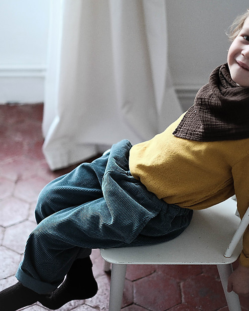 Poudre Organic Long Sleeves Blouse with Buttons Houblon - Honey (2 years) - 100% organic cotton Bluse