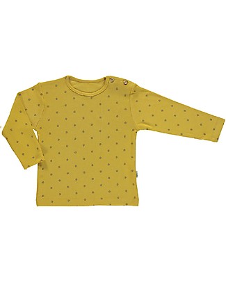 Poudre Organic Long Sleeves T-shirt Olive (18-24 months) - Honey Fleurs - 100% organic cotton Long Sleeves Tops