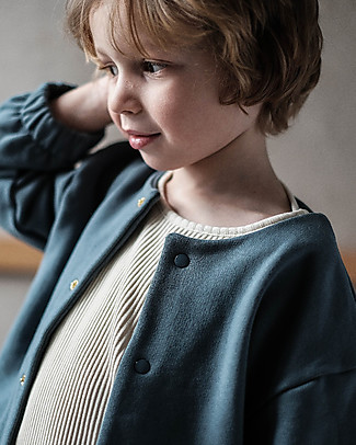 Poudre Organic Long Sleeves T-shirt Olive (3-4 years) - Almond Milk - 100% organic cotton Long Sleeves Tops