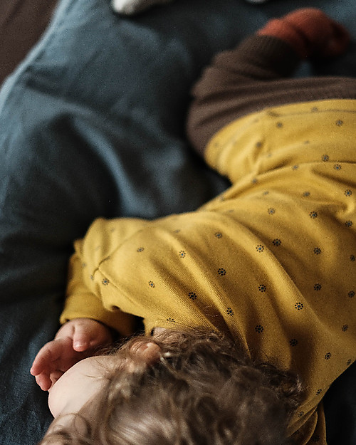 Poudre Organic Long Sleeves T-shirt Olive (3-4 years) - Honey Fleurs - 100% organic cotton Long Sleeves Tops