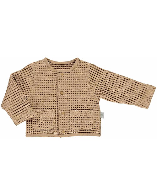 Poudre Organic Manioc Cardigan Waffle, Indian Tal - 100% organic cotton Sweatshirts