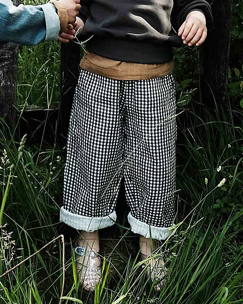 Poudre Organic Pomelos Checkered Trousers - 100% organic cotton Trousers