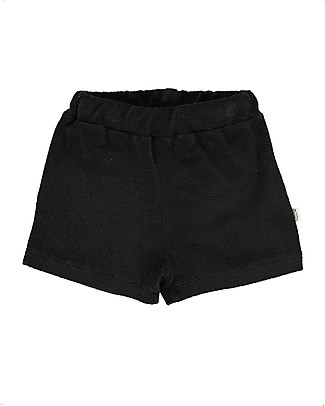 Poudre Organic Shorts Oillet - Pirate Black - Organic Cotton Terry Shorts