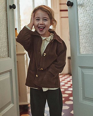 Poudre Organic Veste Mure Long Sleeved Jacket - Carafe - 100% Organic Cotton Velvet Jackets