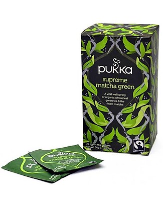 Pukka Supreme Matcha Green, 20 teabags - Rejuvenates and Energizes Infusions