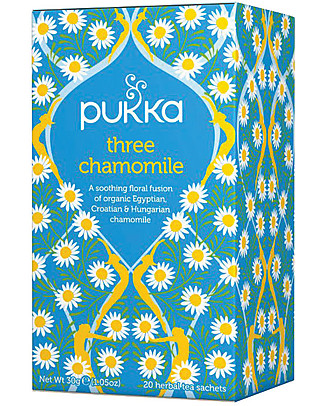 Pukka Three Chamomile, 20 teabags - Calming and relaxing Infusions