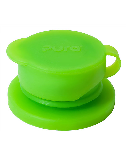 Pura Kiki Big Mouth, Silicone Sport Top, Green - Suitable for all Pura Kiki bottles and sport bottles! Thermos Bottles