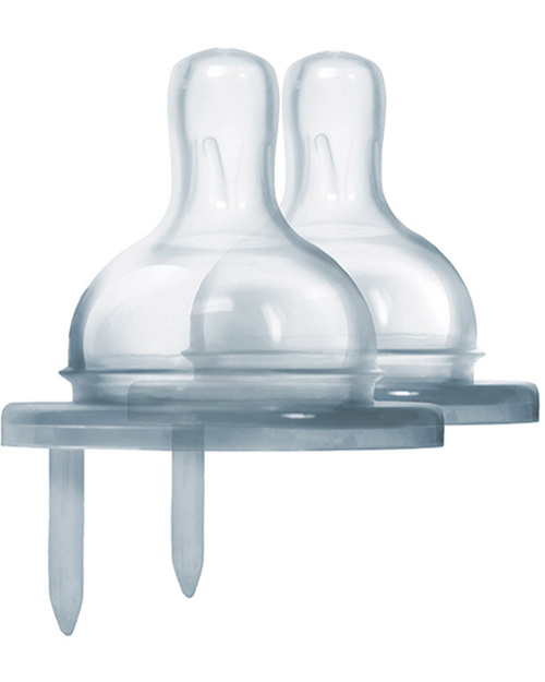 Pura Kiki Stainless Steel Infant Bottle - 325ml - Pink Teats