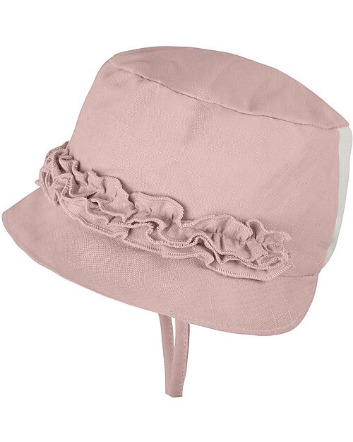 Pure Pure by Bauer Hat with Drawstring - Nude Pink - Linen and Cotton Sunhats