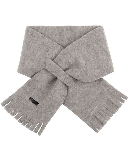 Pure Pure by Bauer Scarf - Grey - 100% Organic Fleece Merino Wool GOTS Scarves