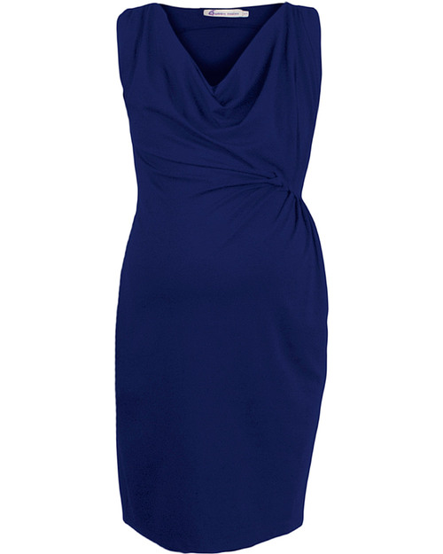 Queen Mum Maternity Cocktail Dress - Cobalt Blue Dresses_