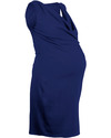 Queen Mum Maternity Cocktail Dress - Cobalt Blue Dresses_