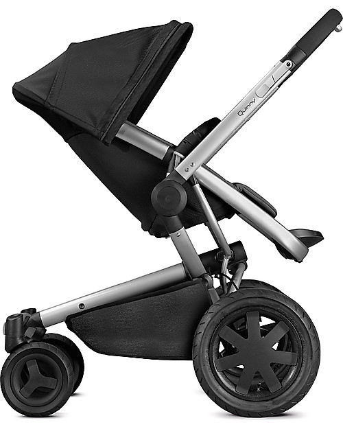 Quinny Buzz Xtra Stroller Rocking Black Unique Design Perfect as a 3 in 1 travel system unisex bambini