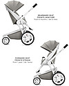 Quinny Moodd Stroller, Grey Gravel - Unique Design & Perfect as a 3 in 1 travel system Pushchairs