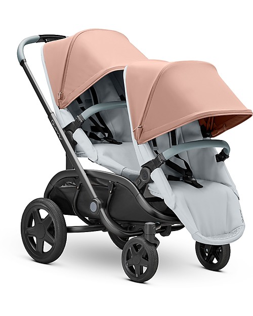 Quinny Quinny Hubb Duo Stroller, Cork/Grey - Many Combinations! Double Pushchairs