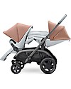Quinny Quinny Hubb Duo Stroller, Cork/Grey - Many Combinations! Double Pushchairs
