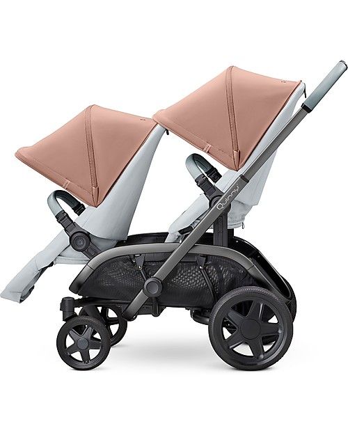 Quinny Quinny Hubb Duo Stroller, Cork/Grey - Many Combinations! Double Pushchairs