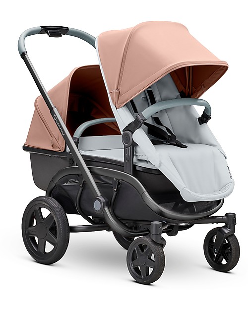 Quinny Quinny Hubb Duo Stroller, Cork/Grey - Many Combinations! Double Pushchairs