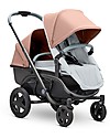 Quinny Quinny Hubb Duo Stroller, Cork/Grey - Many Combinations! Double Pushchairs