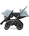 Quinny Quinny Hubb Duo Stroller, Frost/Black - Many Combinations! Double Pushchairs