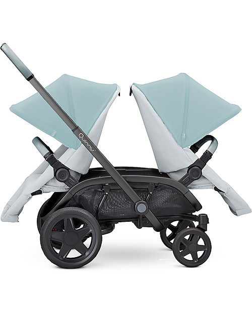 Quinny Quinny Hubb Duo Stroller Frost Black Many Combinations unisex bambini