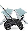 Quinny Quinny Hubb Duo Stroller, Frost/Black - Many Combinations! Double Pushchairs