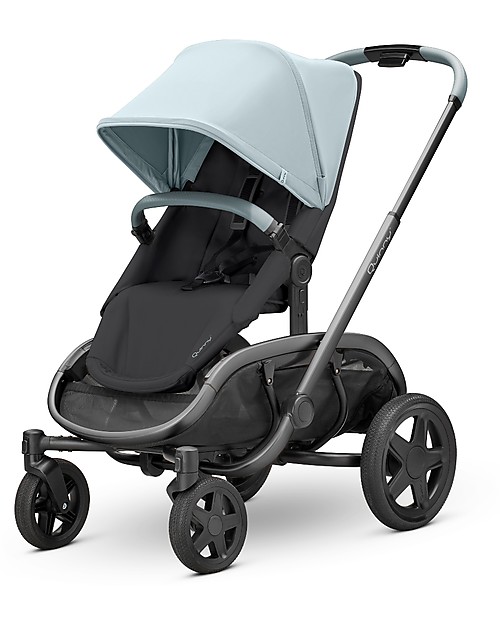 Quinny Quinny Hubb Stroller, Frost/Black - XXL Shopping Basket Pushchairs