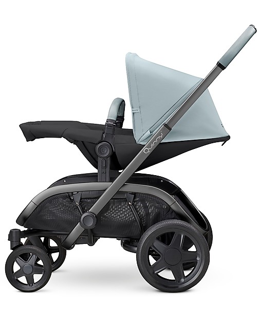 Quinny Quinny Hubb Stroller, Frost/Black - XXL Shopping Basket Pushchairs