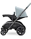 Quinny Quinny Hubb Stroller, Frost/Black - XXL Shopping Basket Pushchairs