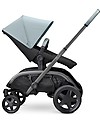 Quinny Quinny Hubb Stroller, Frost/Black - XXL Shopping Basket Pushchairs