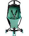 Quinny Yezz Air Stroller, Aqua Blend - Comfy, Ultra-light, Portable! Lights Strollers