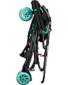 Quinny Yezz Air Stroller, Aqua Blend - Comfy, Ultra-light, Portable! Lights Strollers
