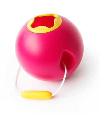 Quut Ballo Beach Bucket - Calypso Pink - Multifunctional & Innovative Design! Beach Toys