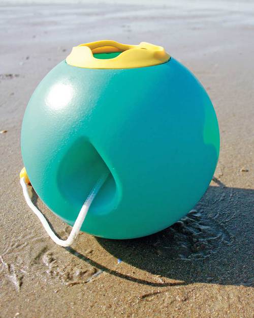 Quut Ballo Beach Bucket - Lagoon Green - Multifunctional & Innovative Design! Beach Toys