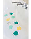 Quut Bathroom Stickers with Suction Cup - Grippi Jellyfish - Minty Yellow -8 Pieces Beach Toys