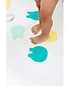 Quut Bathroom Stickers with Suction Cup - Grippi Jellyfish - Minty Yellow -8 Pieces Beach Toys