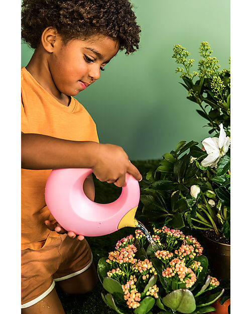 Quut Cana Toy and Watering Can 500 ml - Banana Pink - Fun and Safe for the whole Family! Beach Toys