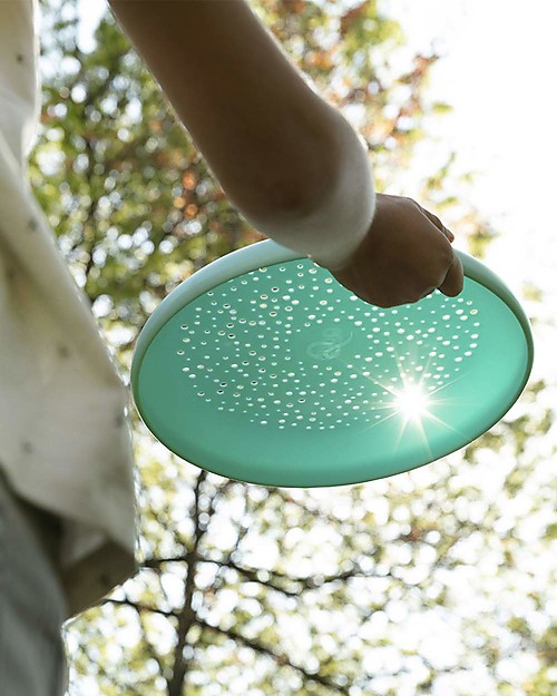 Quut Frisbee - Sieve XL Vintage Blue - in the air is stable - in the hand Comfortable Beach Toys