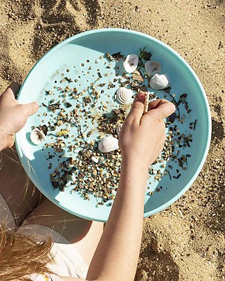 Quut Frisbee - Sieve XL Vintage Blue - in the air is stable - in the hand Comfortable Beach Toys