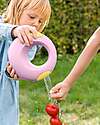 Quut Garden Set - Banana Pink - Ball/Watering Can and Rake - with Colored Bag Beach Toys