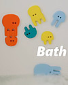 Quut Jellyfish Bath Puzzle - Funny and Eco-friendly Bath Toys