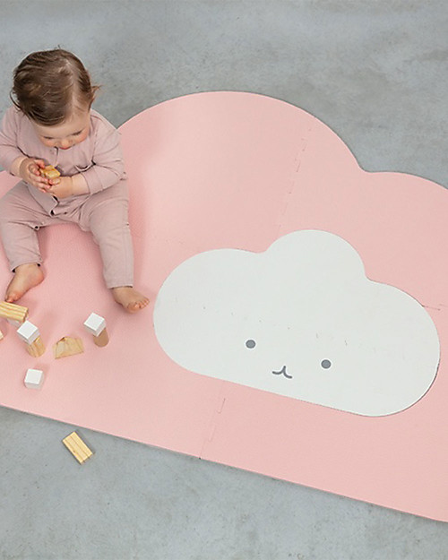 Quut Playmat - Head in the clouds (S) - Blush rose Playmats