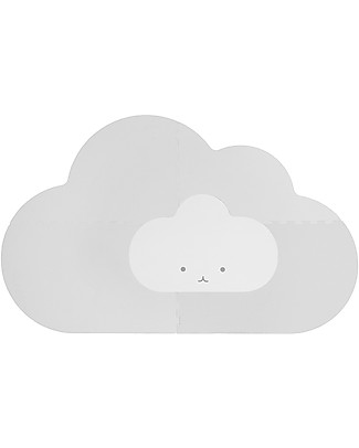 Quut Playmat - Head in the clouds (S) - Pearl Grey Carpets