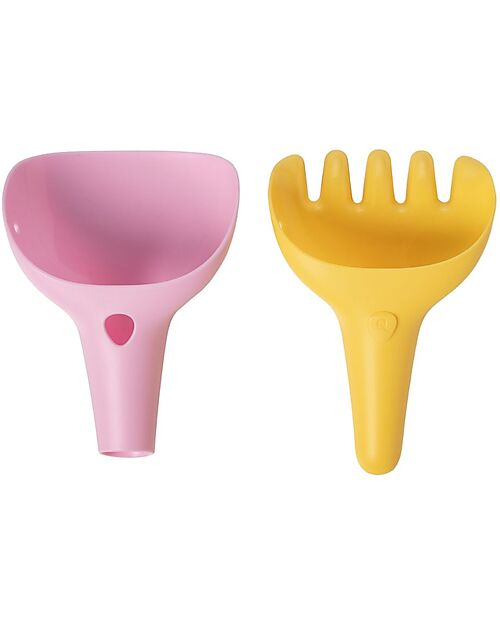 Quut Raki - Gardening Rake and Beach Scoop - Banana Pink Beach Toys