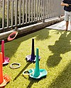 Quut Ringo set with 6 Rings and a Ball - Multicolored - Lightweight and environmentally friendly Beach Toys